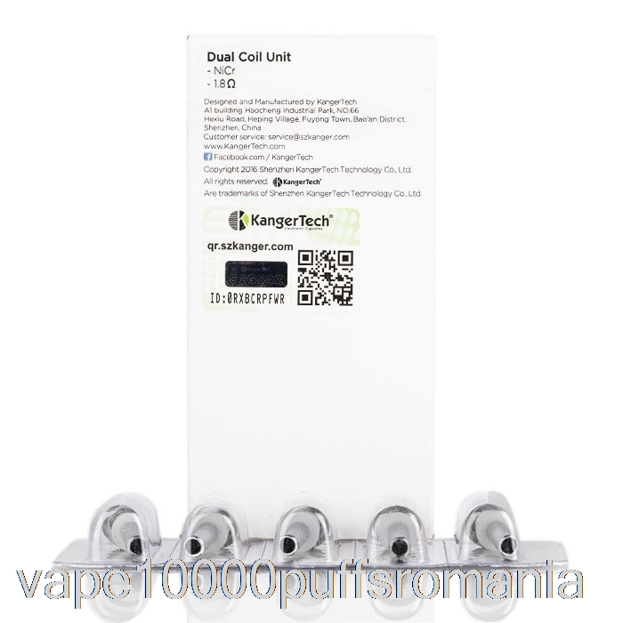 Bobine De Schimb Vape Romania Kanger Dual Unit Bobine 1.8ohm